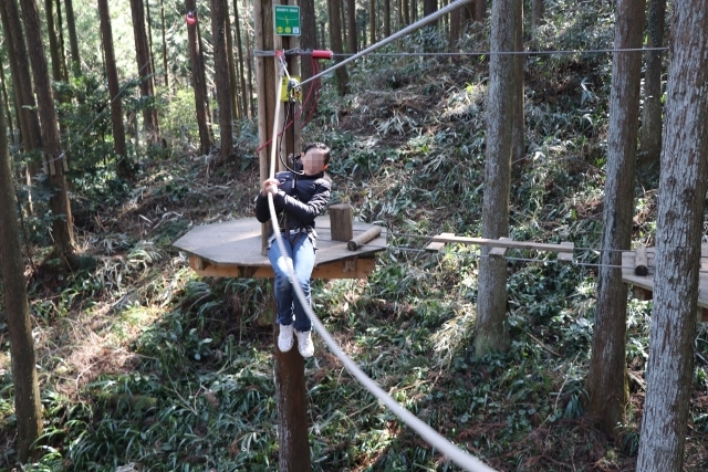 形・景観を生かした2つのダイナミックなアスレチックコース10