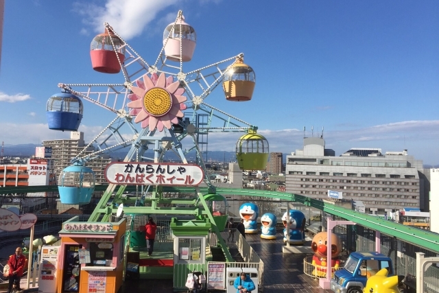 『丸広百貨店わんぱくランド』屋上観覧車わんぱくホイールで一望！