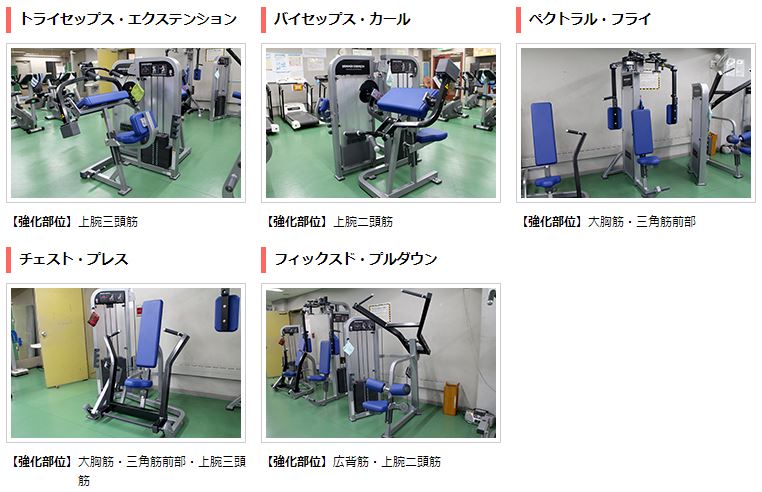 (3)ウェイトスタック式マシン