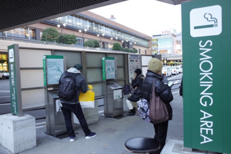 (1)仙台駅西口喫煙所